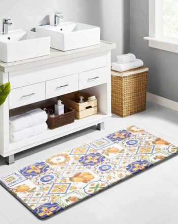 Geometric Print Anti-Skid Runner 39" x 20"