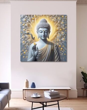 Buddha Print Canvas Wall Art Painting