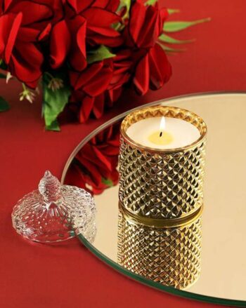 Wood Crystal Jar Scented Candle