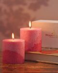 Set of 2 Shade Pillar Candles