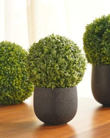 Terracotta Face Print Mini Planter