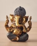Polyresin Sitting Mother & Baby Gorilla Statue
