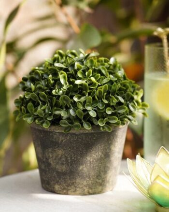 Faux Boston Fern Potted Plant