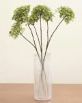Faux Plant with Cement Pot