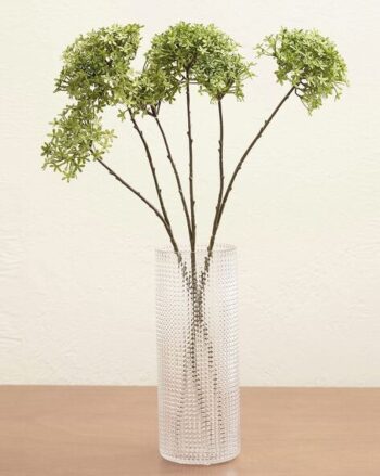 Faux Plant with Cement Pot