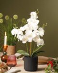Ceramic Floral Face Planter