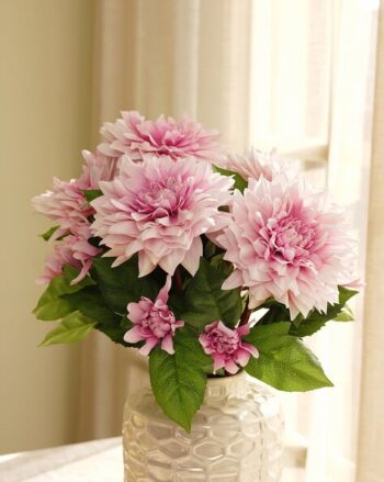 Artificial Plant in Cement Pot - Medium
