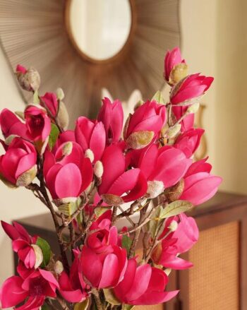 Artificial Magnolia Flower Stem