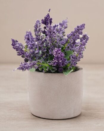 Hanging Artificial Plant with Cement Pot