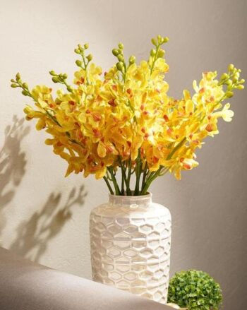 Artificial Hanging Plant with Cement Pot