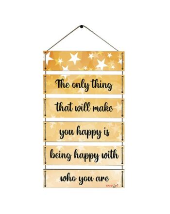 Motivational Quote Wooden Wall Hanging