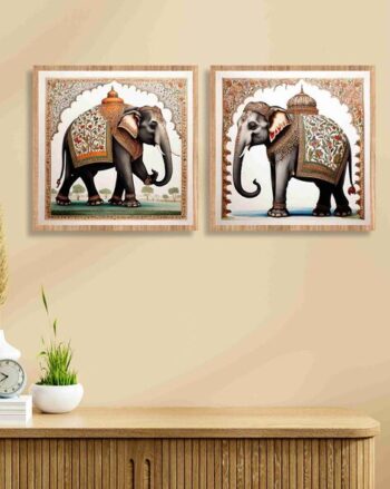 Set of 2 Printed Wall Paintings