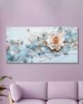 Art Print Floral Theme Canvas Wall Art