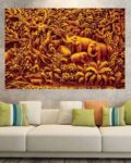 saf_multicoloured_elephant_family_rectangular-shaped_wall_art.jpg