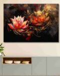Floral Canvas Wall Painting