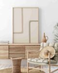 Geometric Print Wall Art Painting