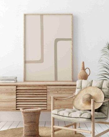 Geometric Print Wall Art Painting