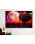 Heart-Shaped Tree 5-Piece Wall Painting