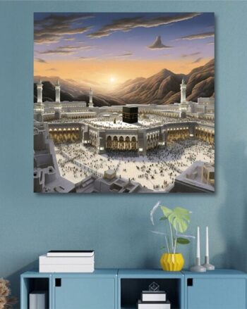 Islmic Makka Madina Canvas Wall Painting