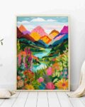 Landscape View Wall Painting