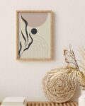 Leaning Leaves Wall Art Painting
