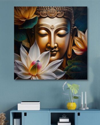 Lord Buddha Canvas Wall Painting