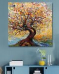 Nature Art Wooden Framed Canvas Wall Painting