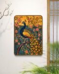Floral Peacock Premium Wall Art