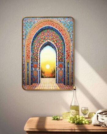 SAF Multicoloured Premium Modern Art Wall Painting.