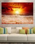 Sea Waves Canvas Wall Painting