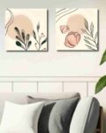 Set of 2 Framed Wall Art Paintings