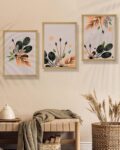 Set of 3 Framed Wall Art Paintings