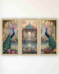 Set of 3 Printed Modern Wall Art Paintings