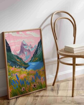 Switzerland Scenery Wall Art Painting