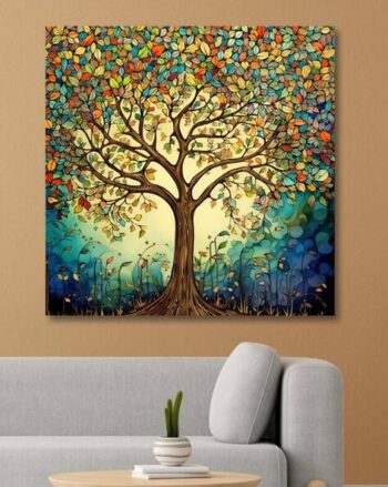 Wooden Framed Nature Art Canvas Wall Painting
