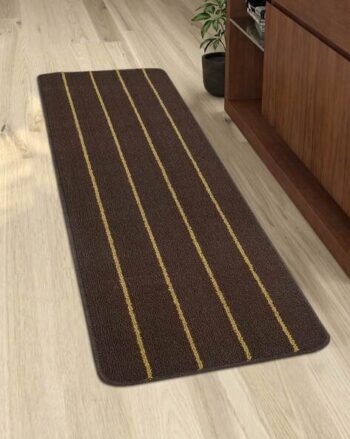 Striped Anti-Slip Polypropylene Kitchen Runner
