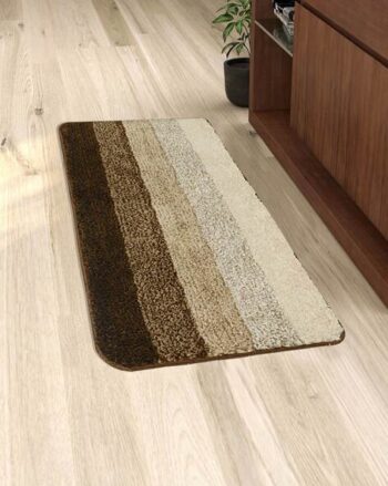 Striped Microfiber Anti-Skid Runner