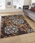 Floral Print Anti-Skid 3D Carpet
