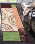 Geometric Print Anti-Skid Rug
