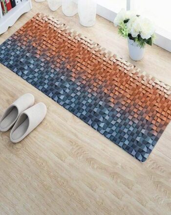 Graphic Print Rectangular Carpet