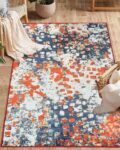 Printed Persian Anti-Skid Carpet 3' x 5'