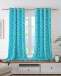 Geometric Print Window Curtain