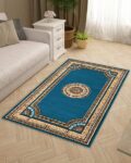 Floral Pattern Rectangular Carpet 3'x 5'