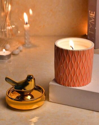 Printed Mindful Melodies Candle with Lid