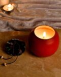 Midnight Elegance Aromatherapy Candle Jar with Lid