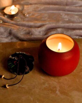 Midnight Elegance Aromatherapy Candle Jar with Lid