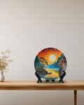 Ceramic Round Shape Wall Paint For Wall Decor