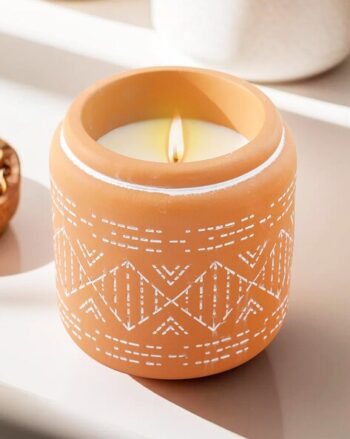 Teak Wood Scented Candle