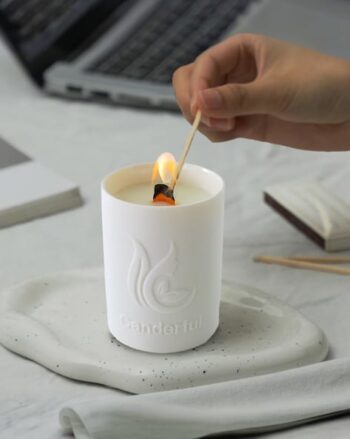 Ceramic Jar Scented Candles for Home