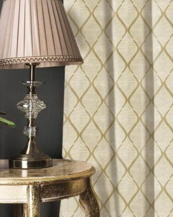 Pack of 2 Jacquard Curtains with Eyelets